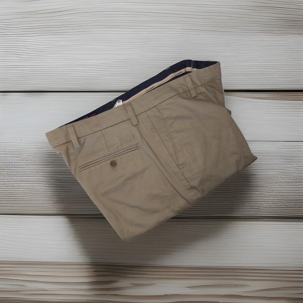 Dockers Pants Flex Comfort Signature Khaki Men 36Wx34L‎ Straight Leg